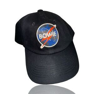 David Bowie Black Canvas Ballcap Unisex: OSFM: Ziggy Stardust